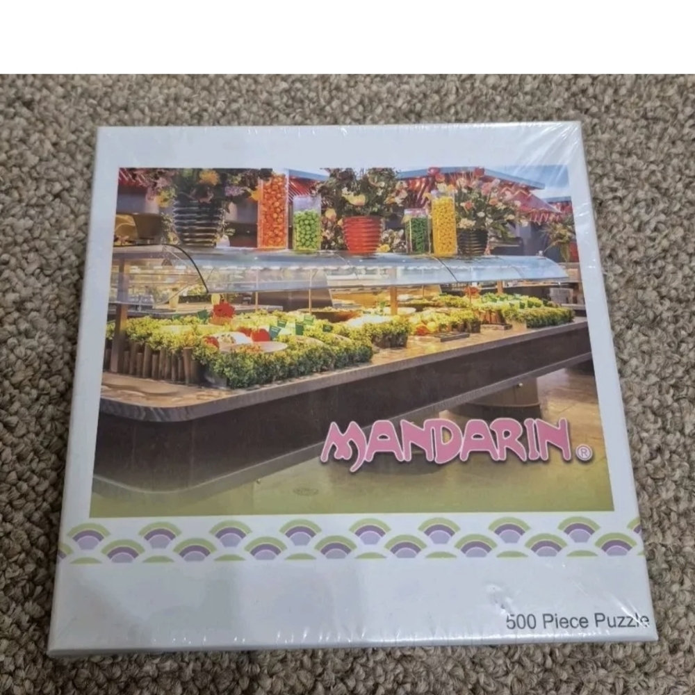 Mandarin Buffet Restaurant Puzzle 500 Piece New And Sealed Box